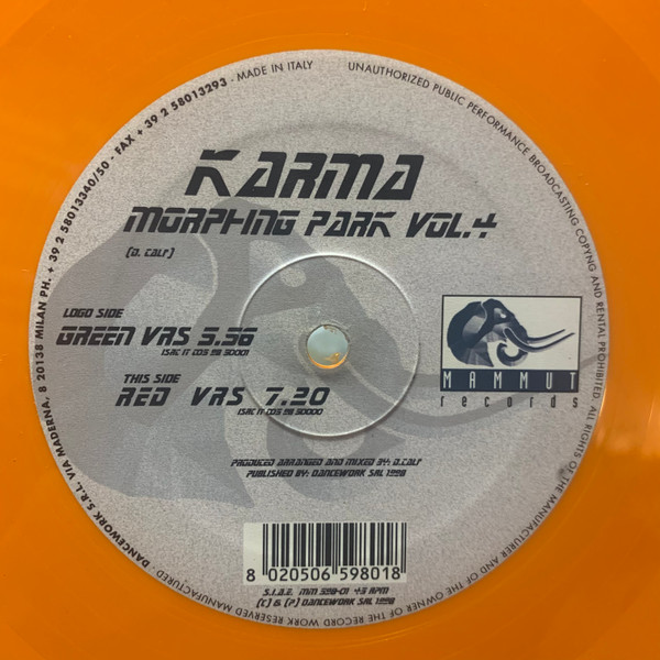Karma - Morphing Park Vol. 4 | Mammut Records (MM 598-01)