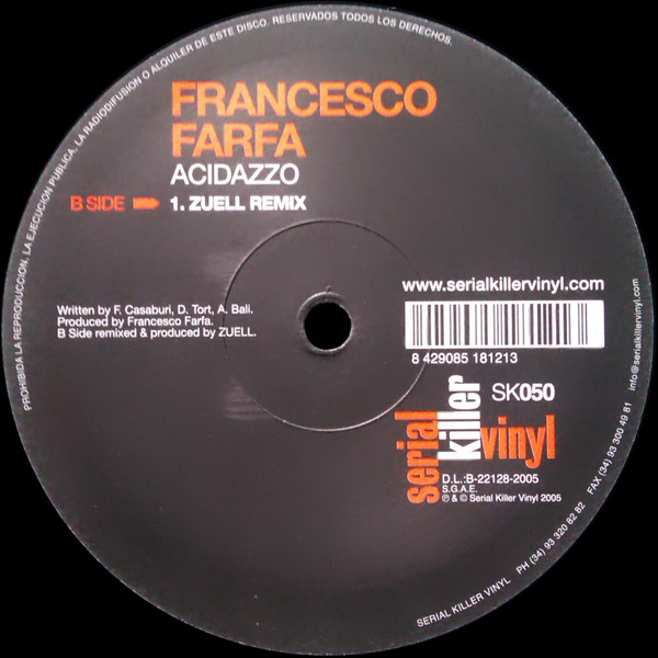 Francesco Farfa - Acidazzo | Serial Killer Vinyl (SK-050) - 2