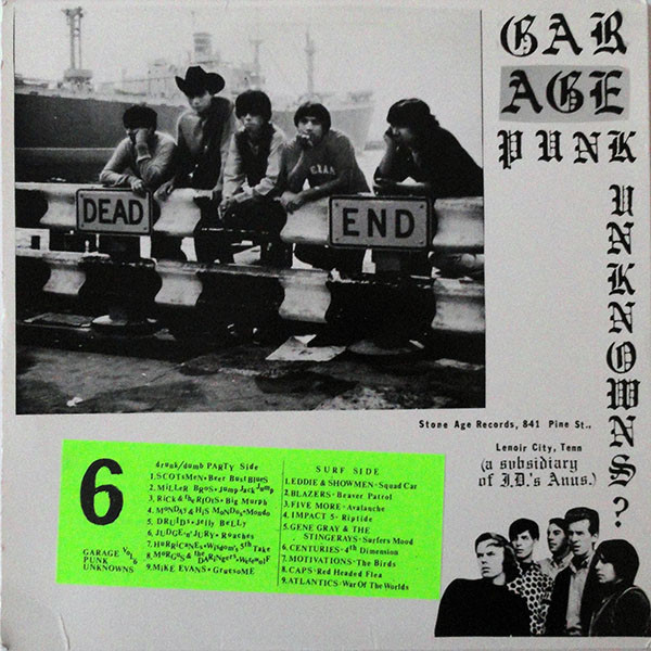 Various - Garage Punk Unknowns Vol. 6 (Booz'N'Surf Special) | Stone Age Records (sa666) - 2 Various - Garage Punk Unknowns Vol. 6 (Booz'N'Surf Special) | Stone Age Records (sa666) - 2
