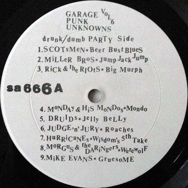 Various - Garage Punk Unknowns Vol. 6 (Booz'N'Surf Special) | Stone Age Records (sa666) - 3 Various - Garage Punk Unknowns Vol. 6 (Booz'N'Surf Special) | Stone Age Records (sa666) - 3