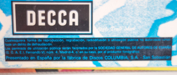 Los Machucambos - Mucho Gusto | Decca (PFS 4155) - 4