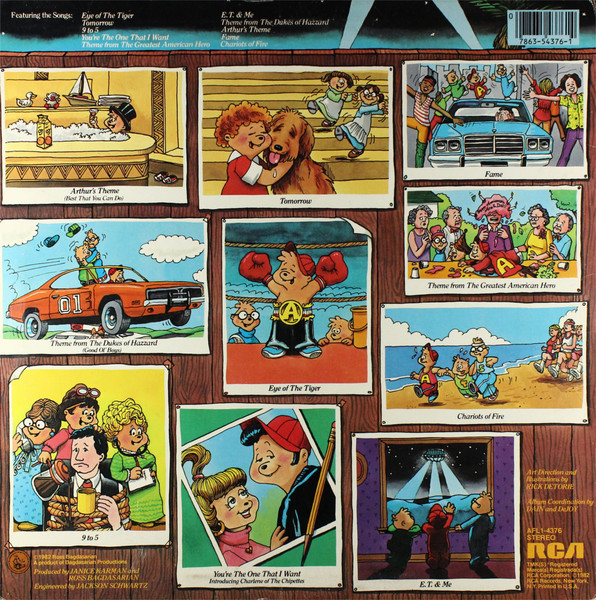 The Chipmunks - The Chipmunks Go Hollywood | RCA (AFL1-4376) - 2