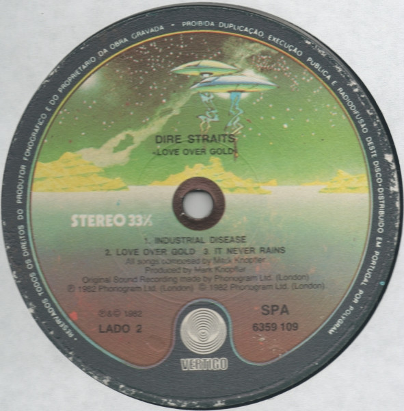Dire Straits - Love Over Gold | Vertigo (6359 109) - 2