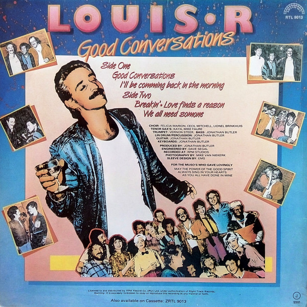 Louis Ribeiro - Good Conversations | Righttrack (RTL 9013) - 2