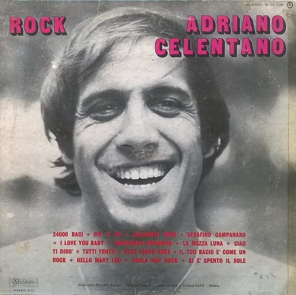 Adriano Celentano - Rock | Musidisc (30 CV 1290) - 2