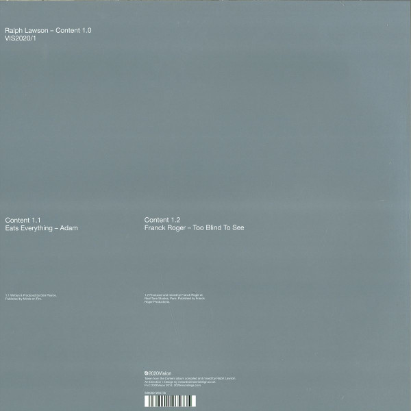 Ralph Lawson - Content 1.0