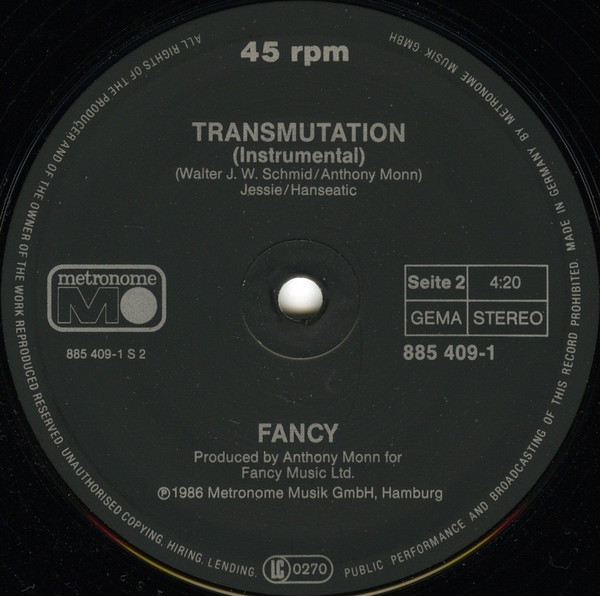 Fancy - Lady Of Ice | Metronome (885 409-1) - 4