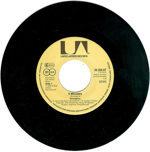The Stranglers - 5 Minutes | United Artists Records (36 350 AT) - 3