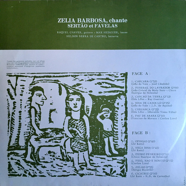 Zélia Barbosa - Brésil (Sertão & Favelas) | Le Chant Du Monde (TM/LDX 7 4346)