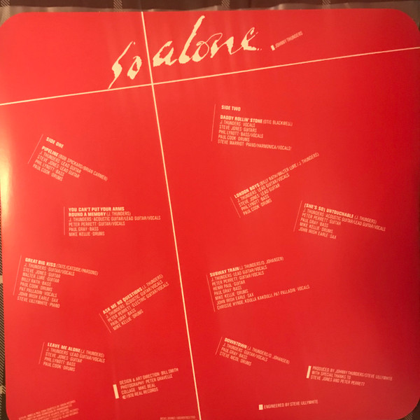 Johnny Thunders - So Alone | Real Records (RCV1 26982) - 4