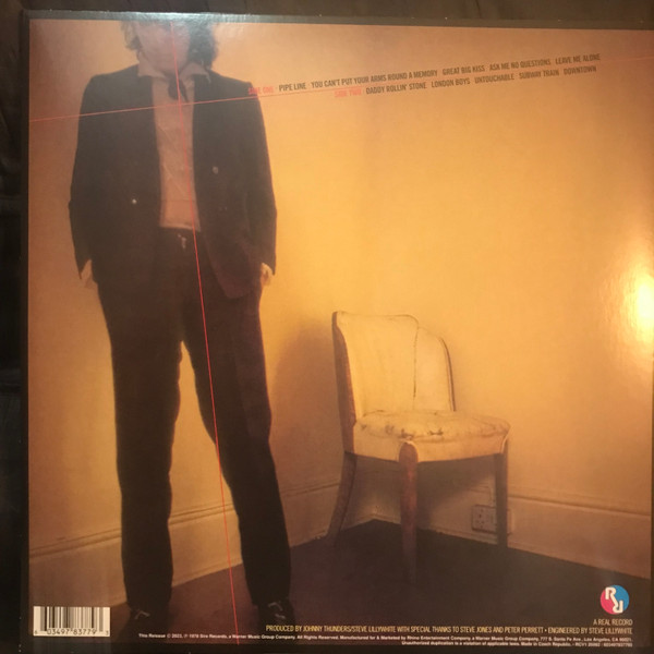 Johnny Thunders - So Alone | Real Records (RCV1 26982) - 3