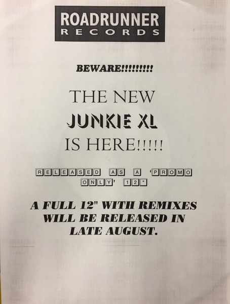 Junkie XL - Check Your Basic Groove | Roadrunner Records (RR PROMO 420)