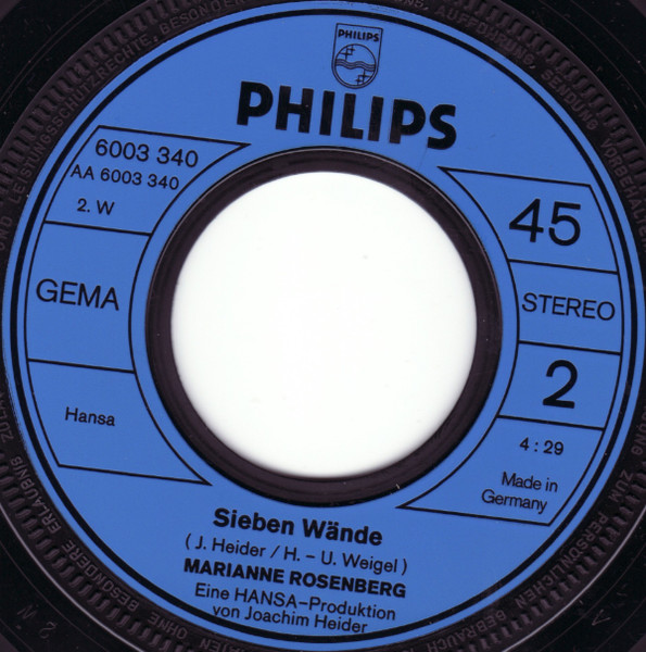 Marianne Rosenberg - Ein Stern Erwacht | Philips (6003 340) - 4