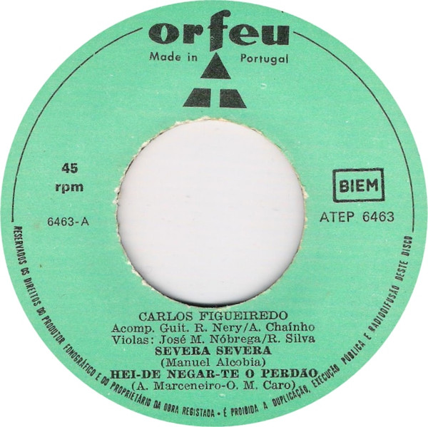Carlos De Figueiredo - Fados | Orfeu (ATEP 6463) - 3