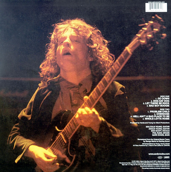 AC/DC - Let There Be Rock | Epic (E 80203) - 2 AC/DC - Let There Be Rock | Epic (E 80203) - 2