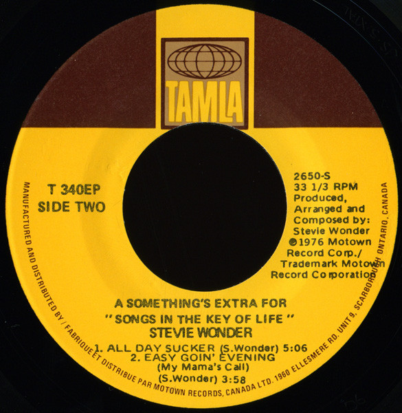 Stevie Wonder - Songs In The Key Of Life | Tamla (T-340U2) - 3