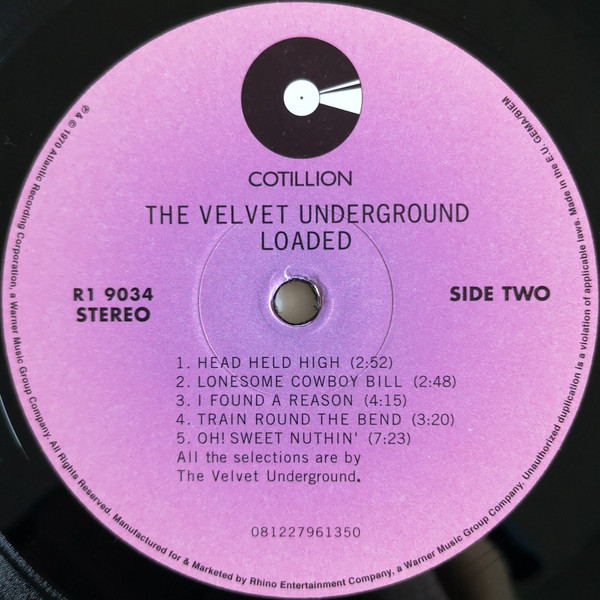 The Velvet Underground - Loaded LP | Cotillion (R1-9034) - 4 The Velvet Underground - Loaded LP | Cotillion (R1-9034) - 4