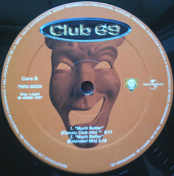 Club 69 Featuring Suzanne Palmer - Much Better | Twisted America Records (TW12-55333) - 4