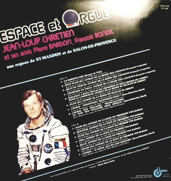 Jean-Loup Chretien - Espace Et Orgue | Unidisc (UD 30 1522) - 4