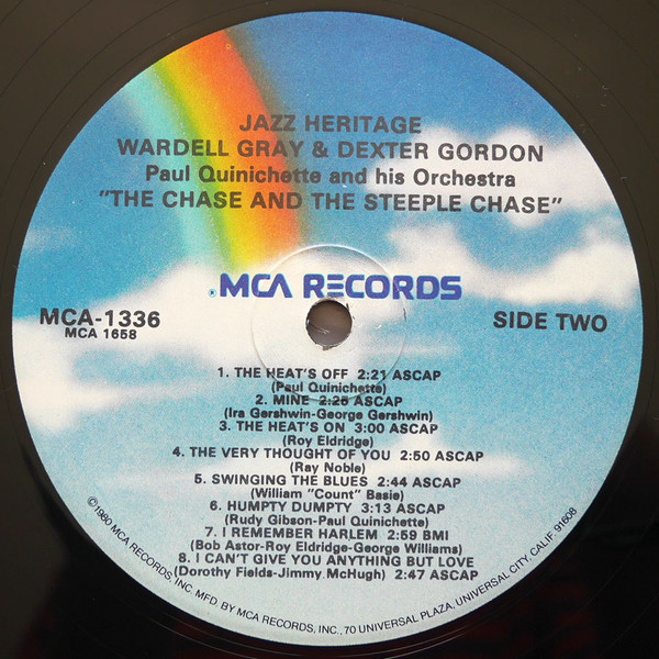 Wardell Gray / Dexter Gordon - Paul Quinichette And His Orchestra - The Chase And The Steeple Chase [Vinyl] | MCA Records (MCA-1336) - 4