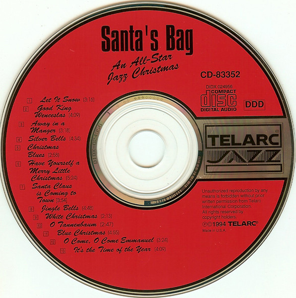 Various - Santa's Bag - An All-Star Jazz Christmas | Telarc (CD-83352) - 3 Various - Santa's Bag - An All-Star Jazz Christmas | Telarc (CD-83352) - 3