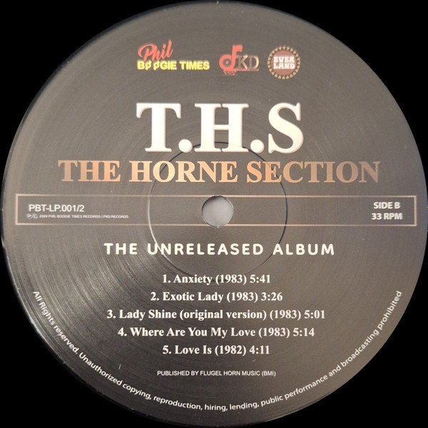 The Horne Section - The Unreleased Album | Phil Boogie Times (PBT-LP.001/2) - 4 The Horne Section - The Unreleased Album | Phil Boogie Times (PBT-LP.001/2) - 4