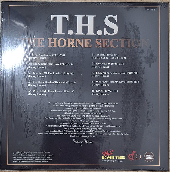 The Horne Section - The Unreleased Album | Phil Boogie Times (PBT-LP.001/2) - 2 The Horne Section - The Unreleased Album | Phil Boogie Times (PBT-LP.001/2) - 2