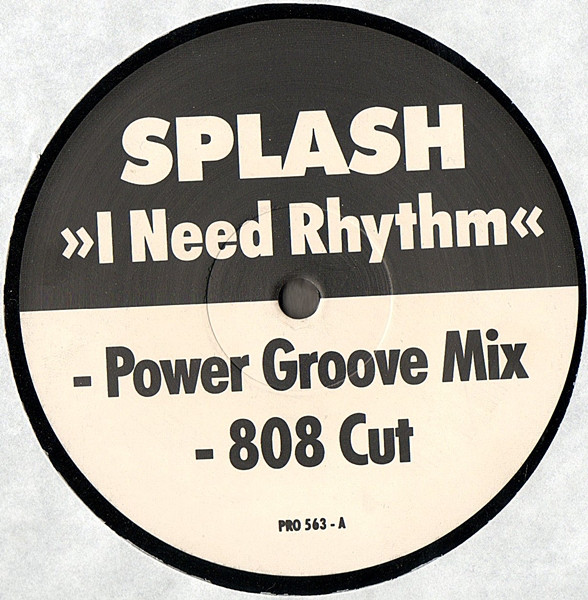 Splash - I Need Rhythm | WEA (PRO 563) - 2 Splash - I Need Rhythm | WEA (PRO 563) - 2
