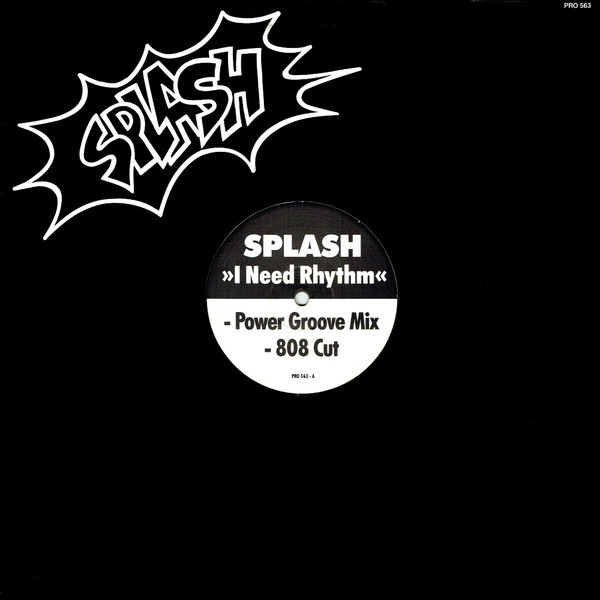 Splash - I Need Rhythm | WEA (PRO 563)