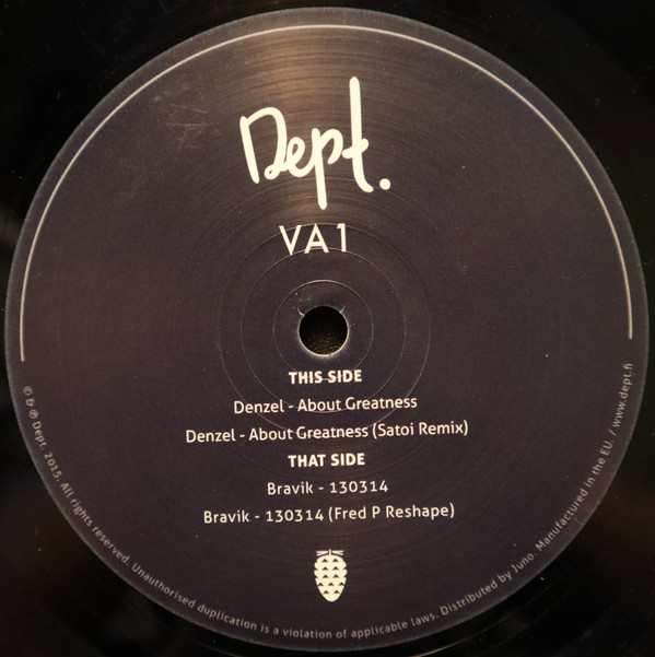 Various - Va1 | Dept. (DEPT001) - main