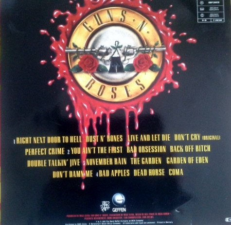 Guns N' Roses - Use Your Illusion I | Geffen Records (GEF 24415) - 2 Guns N' Roses - Use Your Illusion I | Geffen Records (GEF 24415) - 2