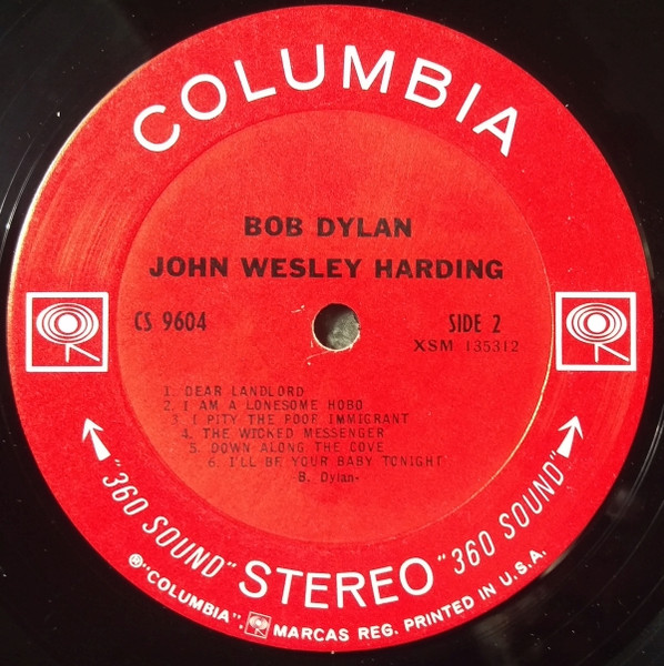 Bob Dylan - John Wesley Harding | Columbia (CS 9604) - 4