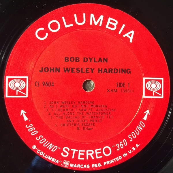 Bob Dylan - John Wesley Harding | Columbia (CS 9604) - 3