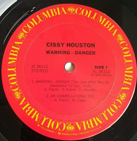 Cissy Houston - Warning - Danger | Columbia (JC 36112) - 3