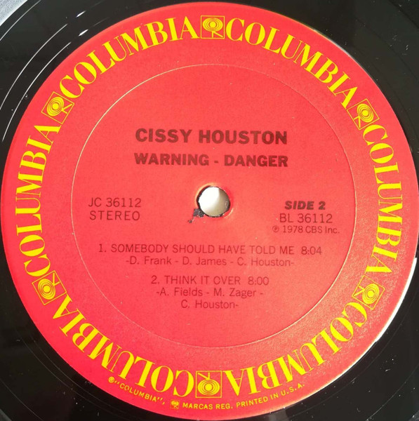 Cissy Houston - Warning - Danger | Columbia (JC 36112) - 4