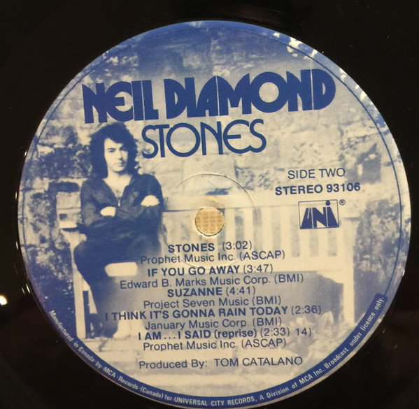 Neil Diamond - Stones | UNI Records (93106) - 4 Neil Diamond - Stones | UNI Records (93106) - 4