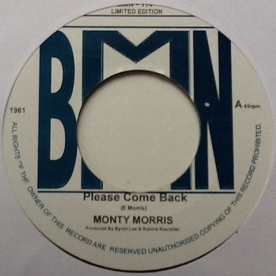 Eric "Monty" Morris - Please Come Back | BMN (BMN - 114)
