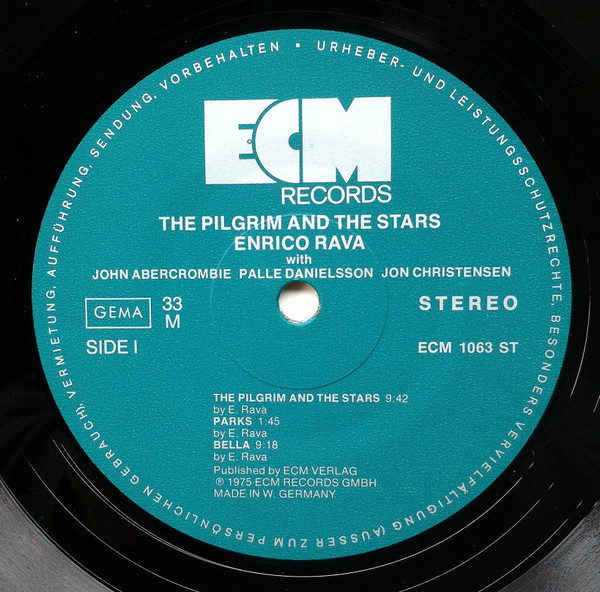 Enrico Rava - The Pilgrim And The Stars | ECM Records (ECM 1063 ST) - 3 Enrico Rava - The Pilgrim And The Stars | ECM Records (ECM 1063 ST) - 3