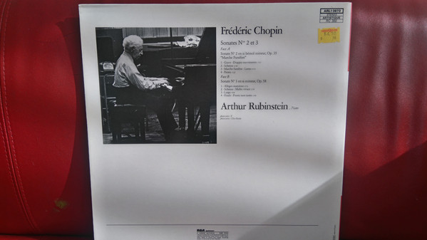 Frédéric Chopin / Arthur Rubinstein - Sonates | RCA Red Seal (ARL1 0870) - 2 Frédéric Chopin / Arthur Rubinstein - Sonates | RCA Red Seal (ARL1 0870) - 2