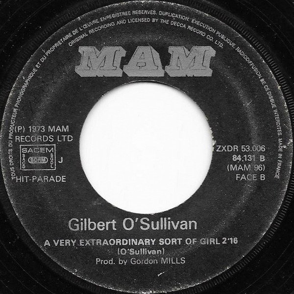 Gilbert O'Sullivan - Get Down / A Very Extraordinary Sort Of Girl | MAM (84.131) - 4
