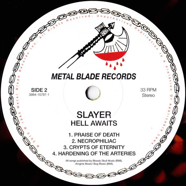 Slayer - Hell Awaits | Metal Blade Records (3984-15787-1) - 4 Slayer - Hell Awaits | Metal Blade Records (3984-15787-1) - 4