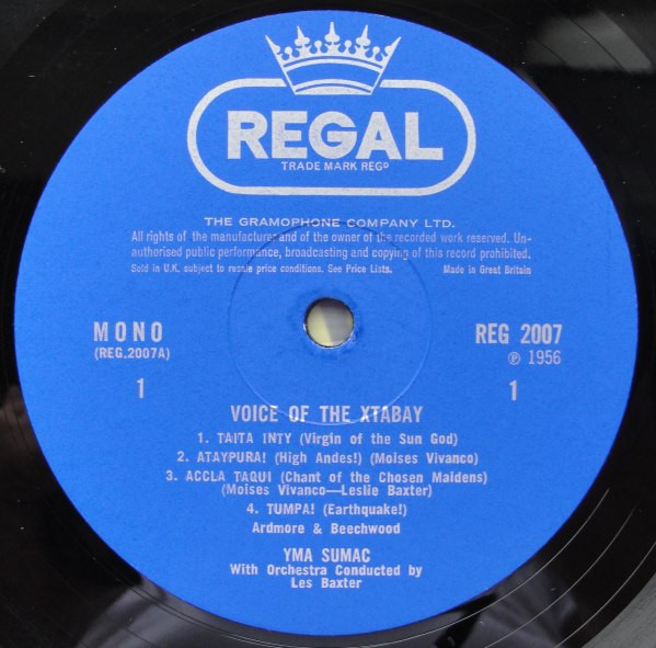 Yma Sumac - Voice Of The Xtabay | Regal (REG 2007) - 3 Yma Sumac - Voice Of The Xtabay | Regal (REG 2007) - 3