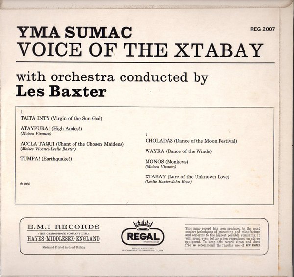 Yma Sumac - Voice Of The Xtabay | Regal (REG 2007) - 2 Yma Sumac - Voice Of The Xtabay | Regal (REG 2007) - 2