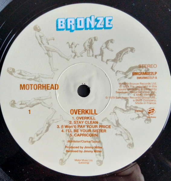 Motörhead - Overkill | Sanctuary (BMGRM022LP) - 3
