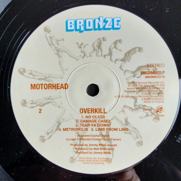 Motörhead - Overkill | Sanctuary (BMGRM022LP) - 4