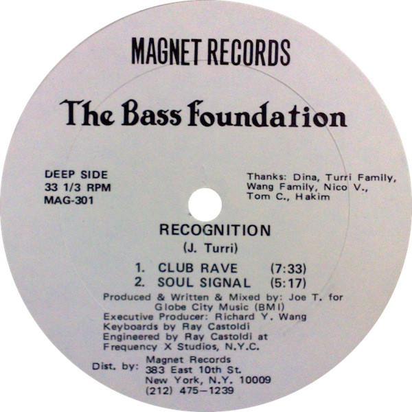 The Bass Foundation - Recognition | Magnet Records (MAG-301)