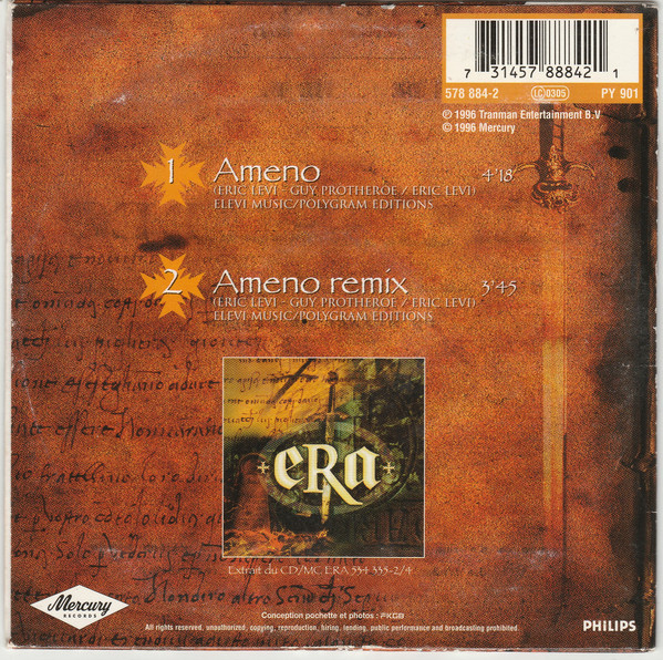 Era - Ameno | Mercury (578 884-2) - 2