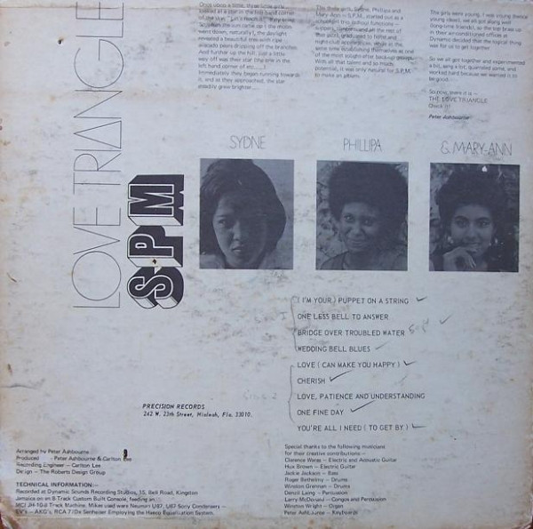 The S.P.M's - Love Triangle | Dynamic Sounds (DY 3326) - 2 The S.P.M's - Love Triangle | Dynamic Sounds (DY 3326) - 2