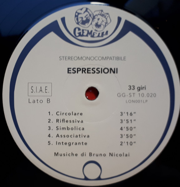 Bruno Nicolai - Espressioni | Loneos Editions (LON001LP) - 3 Bruno Nicolai - Espressioni | Loneos Editions (LON001LP) - 3
