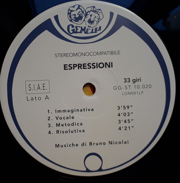 Bruno Nicolai - Espressioni | Loneos Editions (LON001LP) - 4 Bruno Nicolai - Espressioni | Loneos Editions (LON001LP) - 4
